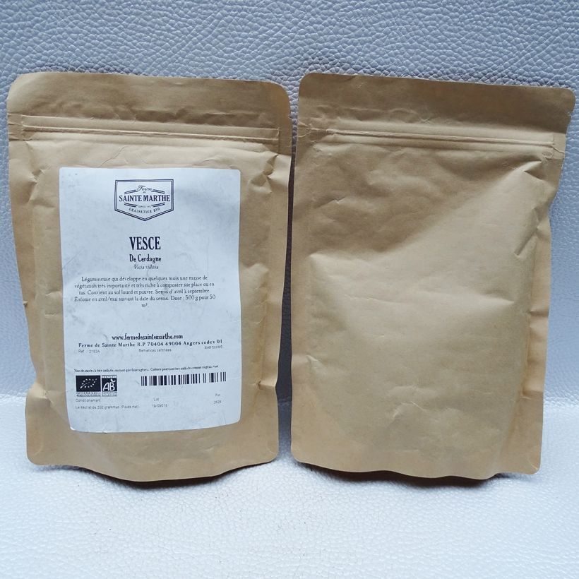 Example of Vesce de Cerdagne ou d'hiver Bio - Engrais vert - Ferme de Sainte Marthe per 150 g seed pack as you get