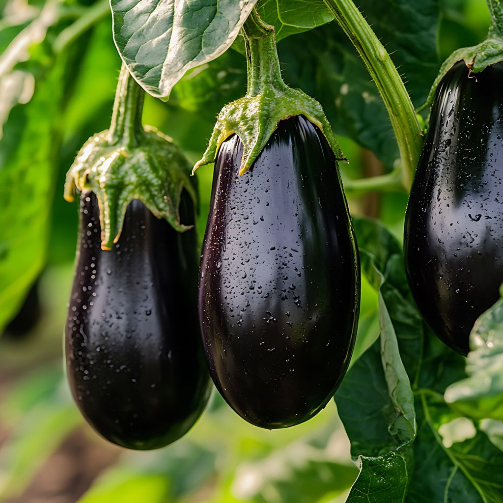 Aubergine Monstrueuse de New-York Bio - Ferme de Sainte Marthe