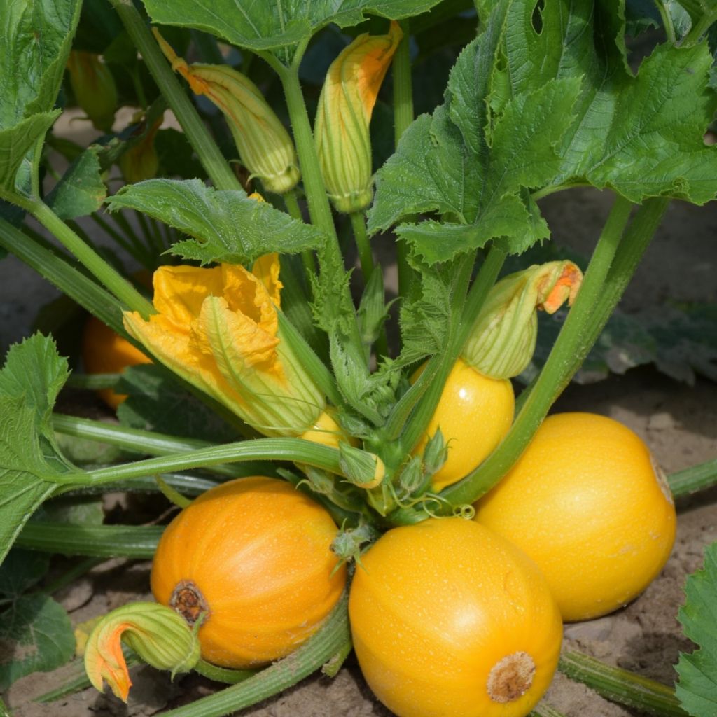 Courgette ronde jaune Midas F1