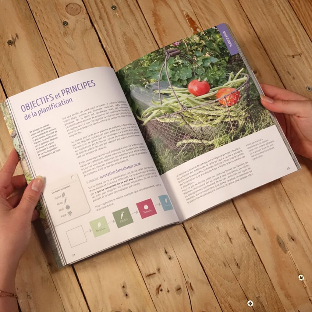 Guide pratique du potager en carrés - Tout pour planifier et cultiver