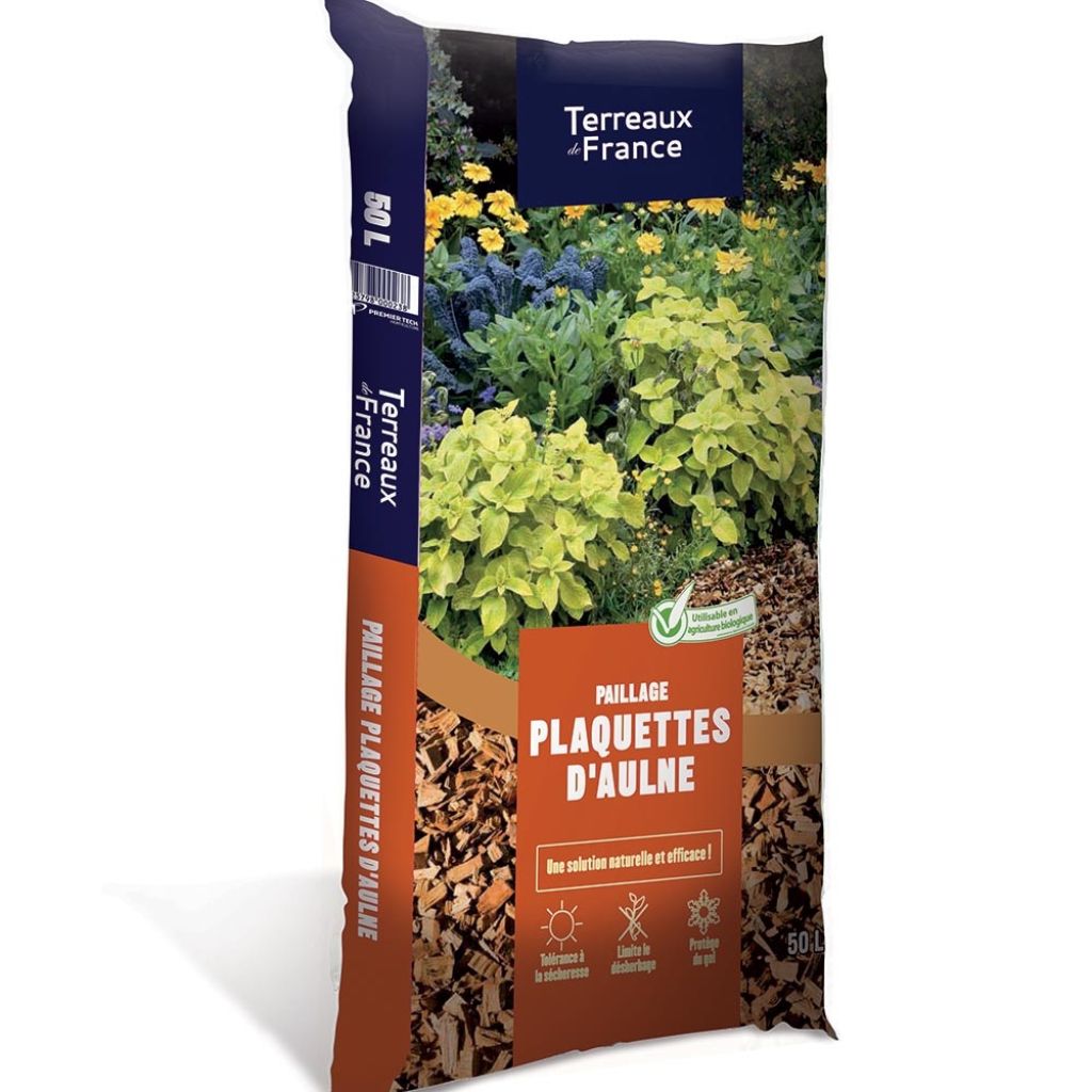 Plaquettes d'aulne en sac de 50L