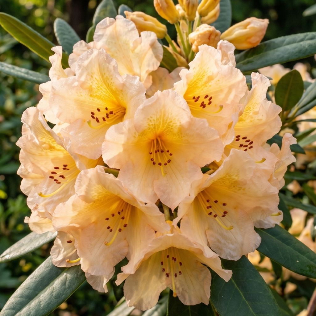 Rhododendron Tortoiseshell Yellow