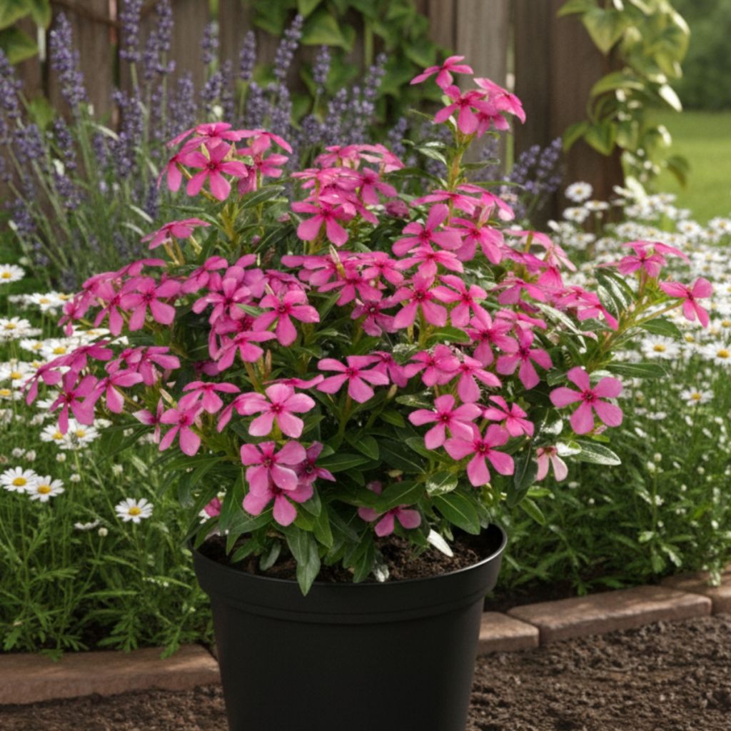 Pervenche de Madagascar Soiree Hot Pink - Catharanthus roseus