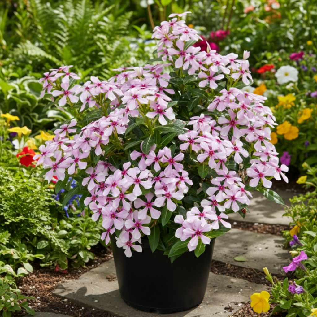 Pervenche de Madagascar Soiree Light Pink Dark Eye - Catharanthus roseus